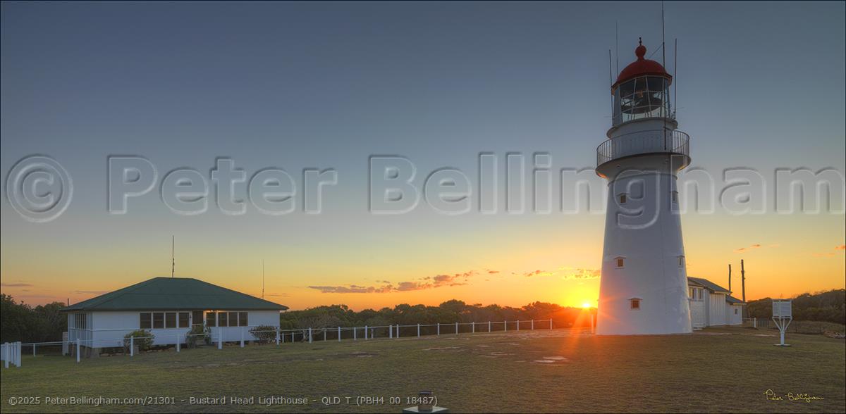 Peter Bellingham Photography Bustard Head Lighthouse - QLD T (PBH4 00 18487)